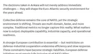 NATO geleceğini Ankara belirliyor