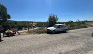 Manisa Gördes'te motosiklet kazası iki kişiyi hastanelik etti