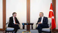 Hakan Fidan Ankara’da İngiliz danışman Jonathan Powell ile görüştü