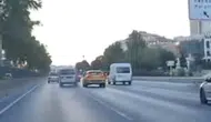 Ataşehir trafiğinde makas atan sürücüye ağır fatura