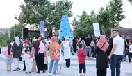 Hacılar meydanı çocukların neşesiyle doldu