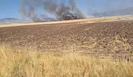 Bingöl’de anız yangınına müdahale eden ekipler zor anlar yaşadı