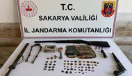 Jandarmadan Karasu’da tarihi eser baskını