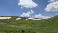 Van Norduz yaylalarında yaz ortasında bahar ve kış bir arada