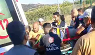 İnegöl'de traktör kazası Sürücü aracın altında kaldı