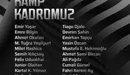 Beşiktaş Slovakya kampına giden oyuncu listesini yayınladı