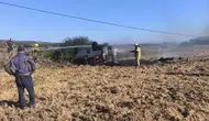Karacabey yolunda takla atan otomobil küle döndü