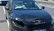 Malatya’da otomobil tıra çarptı Baba ve oğlu yaralandı