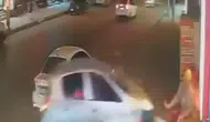 Adana'da korku dolu anlar Otomobilin altında kalmaktan saniyelerle kurtuldu