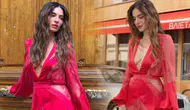 Melisa Aslı Pamuk Paris Moda Haftası'ndaki iddialı stiliyle gündeme oturdu