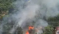 Tosya’da yerleşim yerine yakın noktada orman yangını paniği