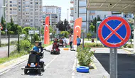 Malatyalı miniklere uygulamalı trafik dersi