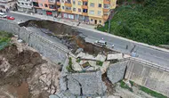 Rize’de yurt inşaatı duvarı çöktü İki bina boşaltıldı