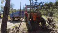 Mudurnu’da tarladaki traktör kazasında iki kişi yaralandı