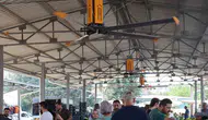 Kozan Belediyesi pazar yerini güneş enerjisiyle serinletiyor