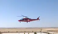 Konya'da minik bebek için gökyüzünde zamanla yarışıldı