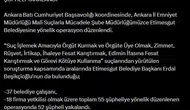 Etimesgut Belediyesine operasyon düzenlendi