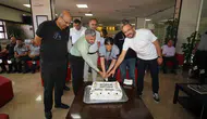 GAÜN hastanesinde görevli güvenlik personeli için özel tören
