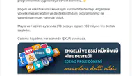 Engelli ve eski hükümlülere 162 milyon liralık iş kurma desteği