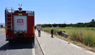 Aydın’da acil yolculuk hastane yolunda kazayla bitti