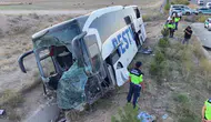 Aksaray yolunda otobüs faciası 44 kişi yaralandı