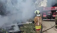 Hatay Defne’de korkutan sazlık yangını büyümeden önlendi
