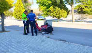 Aksaray'da motosiklet sürerken fenalaşan sürücü hayatını kaybetti