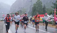 Kapıkaya Kanyonu’nda 21 kilometrelik zorlu yarış