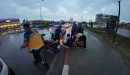 Karaman Atatürk Caddesi üzerinde motosiklet kazası