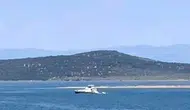 Ayvalık açıklarında denizde kaybolan genci arama çalışması sürüyor