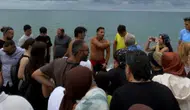 Samsun sahilinde kayıp sanılan yüzücü meğer dinleniyormuş