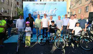 Bahçelievler'de çocuklar bisikletlerine kavuştu