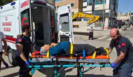 Adıyaman'da cadde ortasında kaza