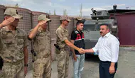 Kağızman'da şantiye denetimi yapıldı