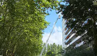Belçika'da bir apartman dairesinde çıkan yangın paniğe yol açtı