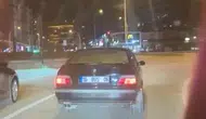 Nilüfer sokaklarında tehlikeli şov