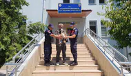 Yozgat'ta jandarma devriyesi yaralı bir leylek kurtardı