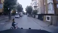 Eskişehir trafiğinde yürekleri ağza getiren dikkatsizlik