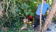 Bartın'da durak kenarında fenalaşan adam beş metre aşağı yuvarlandı