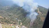Narlıdere orman yangını ekiplerin müdahalesiyle söndürüldü