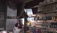 Erciş Kışla Mahallesi'nde dükkan yangını paniği