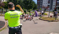 Samsun’da özel çocuklar trafik parkında hem eğlendi hem öğrendi