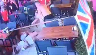 Marmaris’te turist dehşeti kamerada