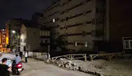 Bahçelievler’de temel kazısı yüzünden 7 katlı bina tahliye edildi