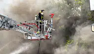 Ergene’de atölye yangını küle döndü