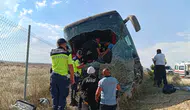 Aksaray yolunda otobüs kazası Çok sayıda yaralı var