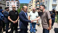 Cide selin izlerini silmeye çalışıyor