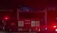 Kahta sanayi sitesinde çıkan yangın paniğe yol açtı