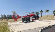 Şırnak’ta devrilen otomobilde ağır yaralanan kişi helikopterle taşındı