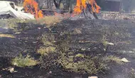 Siirt Kurtalan'da bahçe yangını evlere sıçramadan söndürüldü